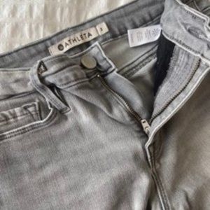 Grey Wash Demin Pants | Athleta | Size 2